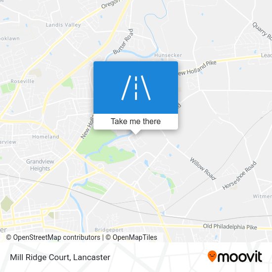 Mapa de Mill Ridge Court