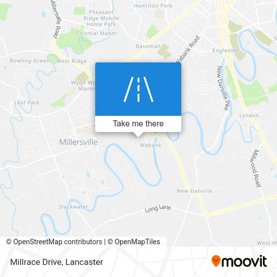 Millrace Drive map