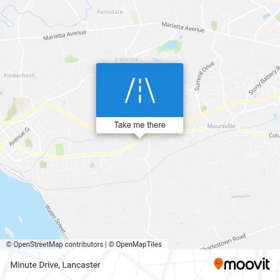Minute Drive map