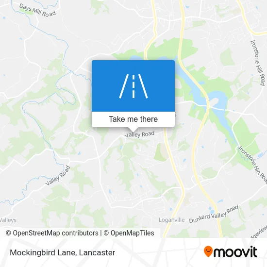 Mockingbird Lane map