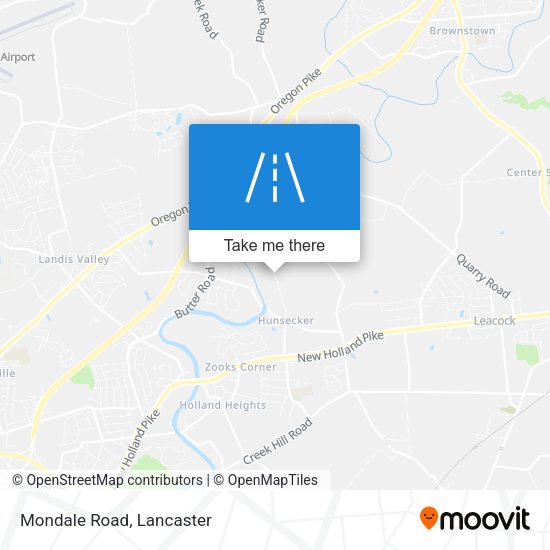 Mapa de Mondale Road