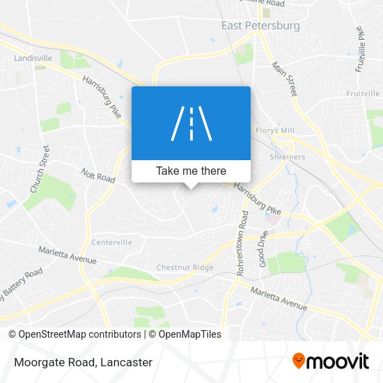 Moorgate Road map