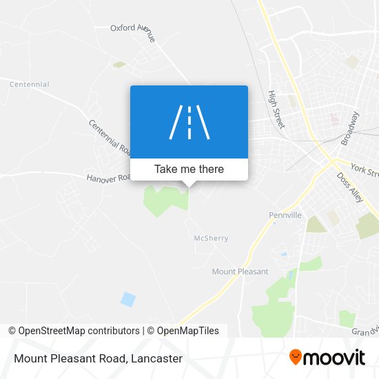 Mapa de Mount Pleasant Road