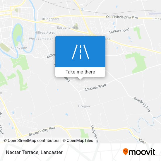 Mapa de Nectar Terrace