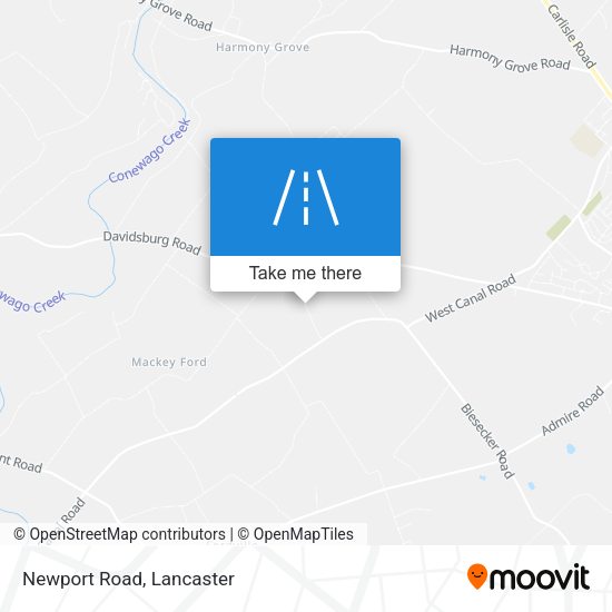 Mapa de Newport Road