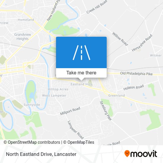 Mapa de North Eastland Drive