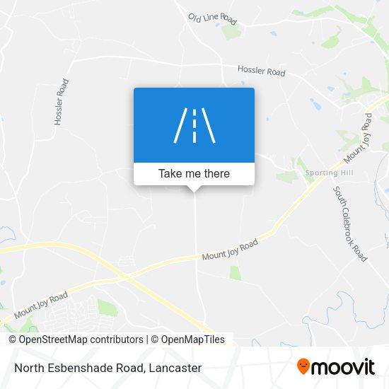 North Esbenshade Road map