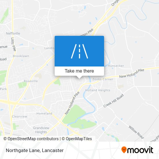 Mapa de Northgate Lane