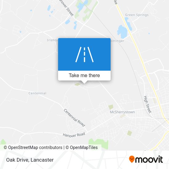 Mapa de Oak Drive