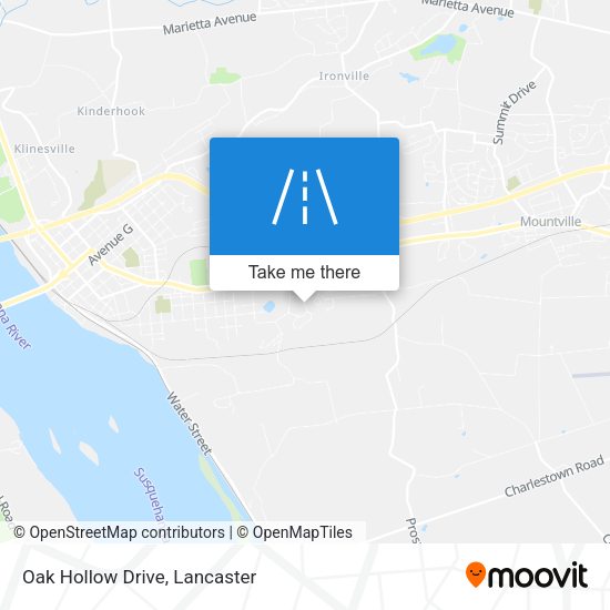 Mapa de Oak Hollow Drive