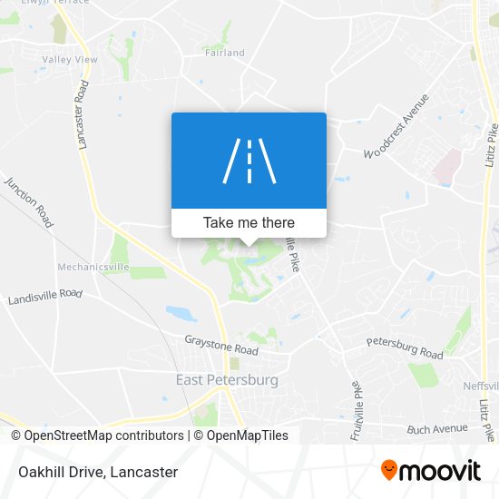Mapa de Oakhill Drive