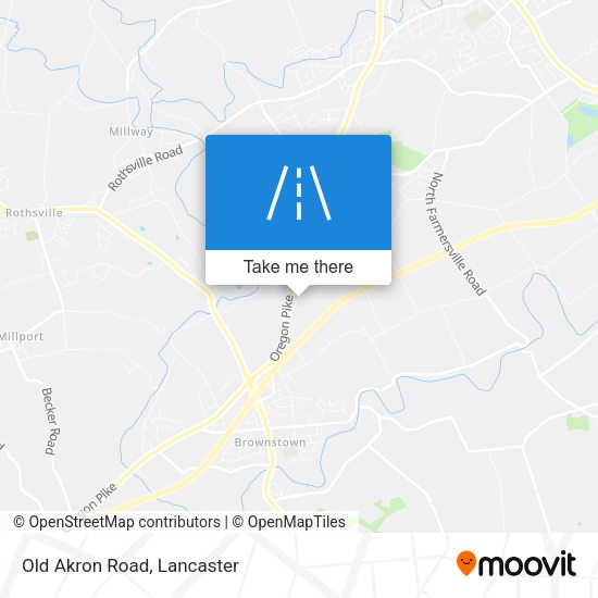 Mapa de Old Akron Road