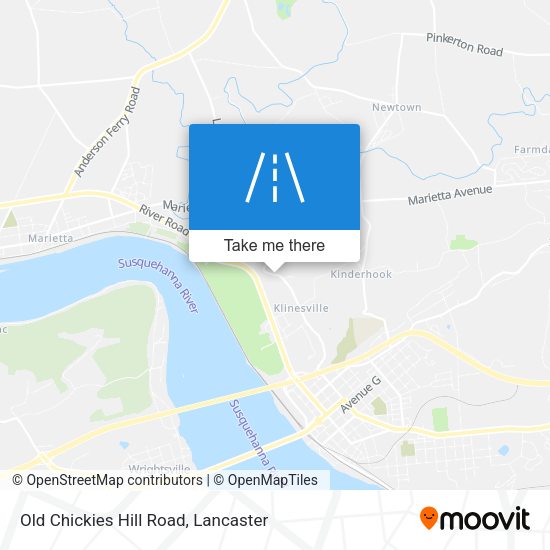 Mapa de Old Chickies Hill Road