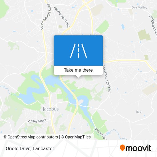 Mapa de Oriole Drive