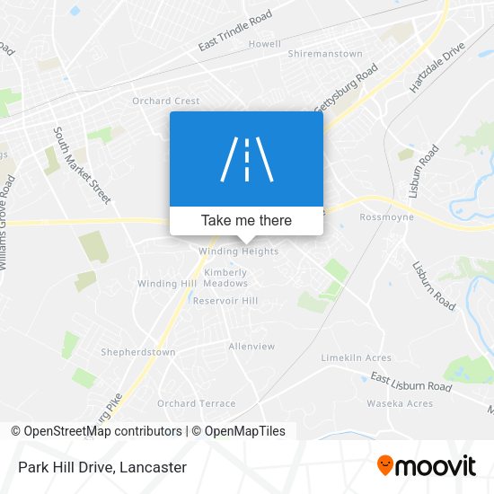 Mapa de Park Hill Drive
