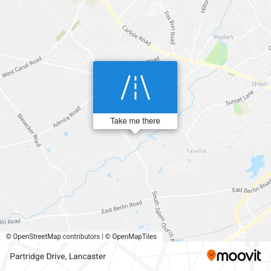 Partridge Drive map