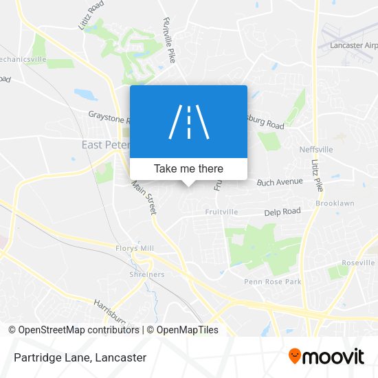 Mapa de Partridge Lane