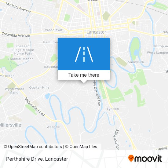 Mapa de Perthshire Drive