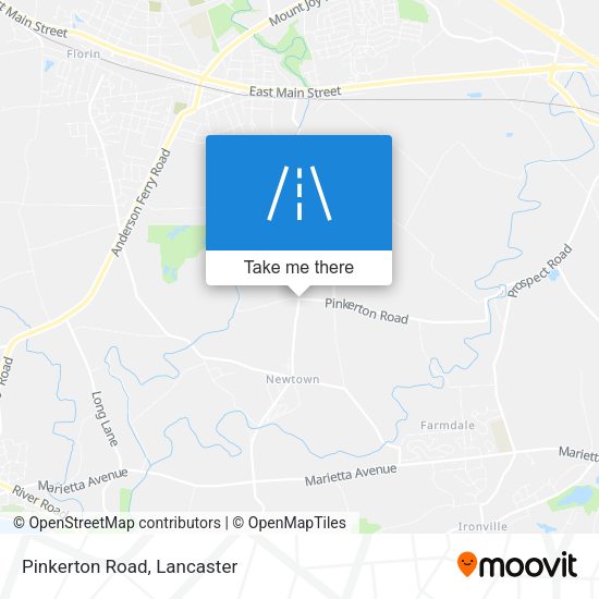 Mapa de Pinkerton Road