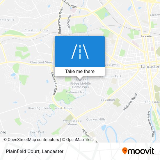 Plainfield Court map