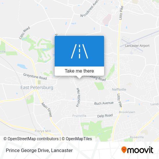 Mapa de Prince George Drive