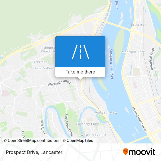 Mapa de Prospect Drive