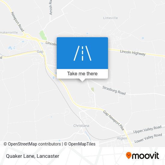 Mapa de Quaker Lane