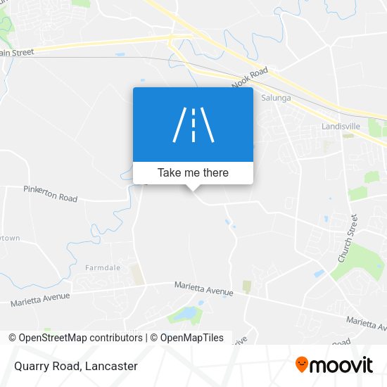 Mapa de Quarry Road