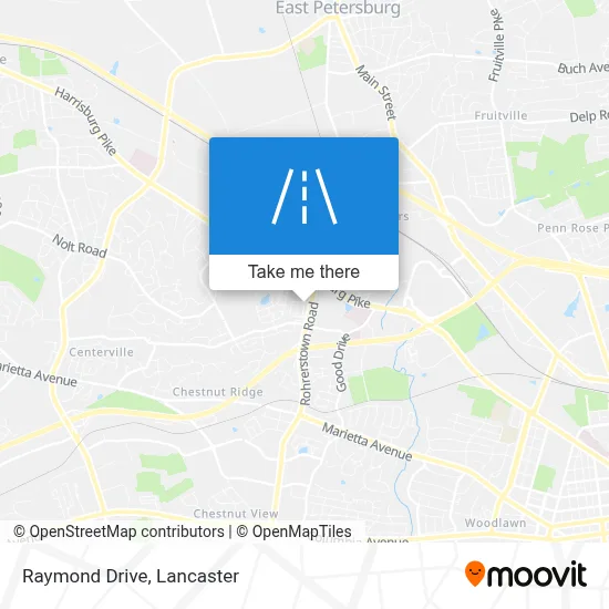 Raymond Drive map