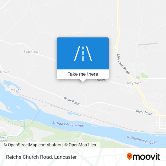 Mapa de Reichs Church Road