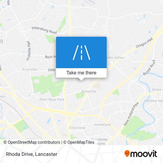 Mapa de Rhoda Drive