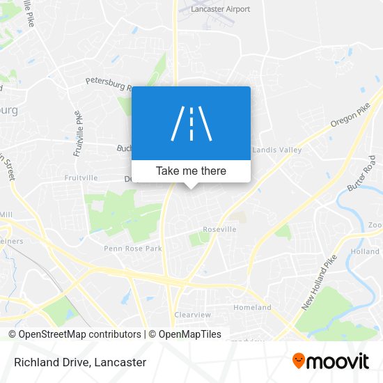 Mapa de Richland Drive