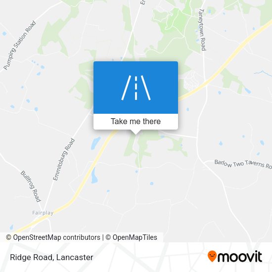 Mapa de Ridge Road