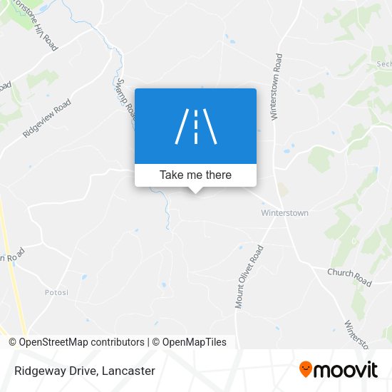 Ridgeway Drive map
