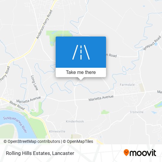 Rolling Hills Estates map