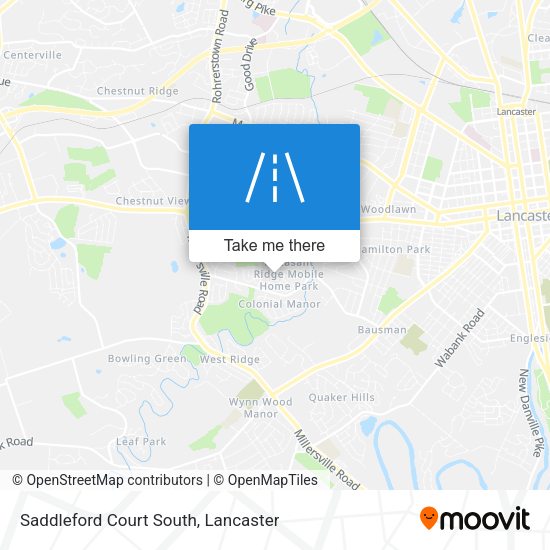 Saddleford Court South map