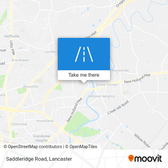 Mapa de Saddleridge Road