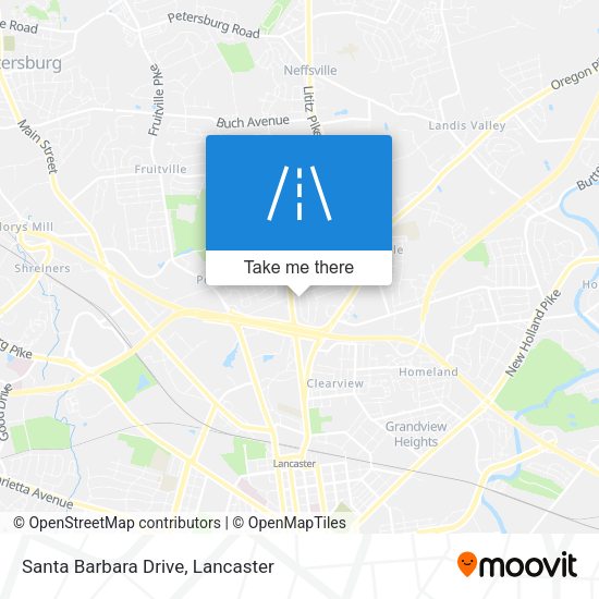 Santa Barbara Drive map