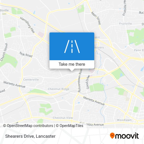 Mapa de Shearers Drive