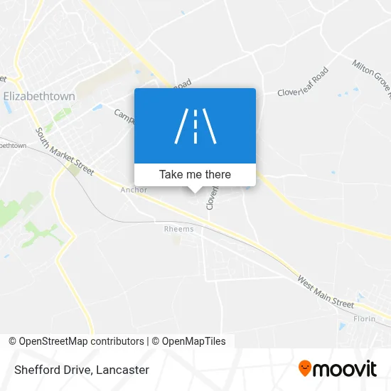 Shefford Drive map