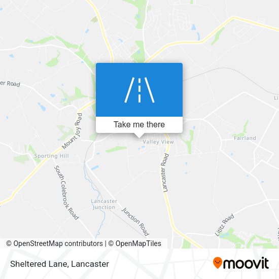 Sheltered Lane map