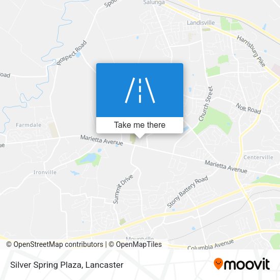 Silver Spring Plaza map