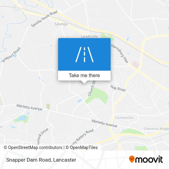 Snapper Dam Road map