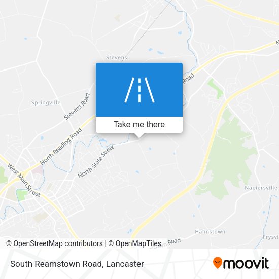 South Reamstown Road map