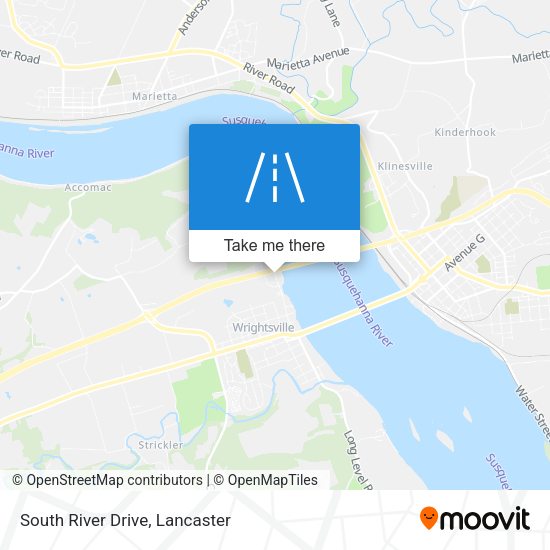 South River Drive map