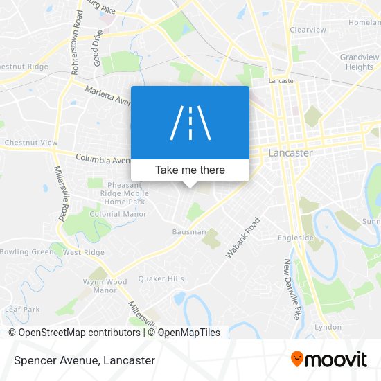 Mapa de Spencer Avenue