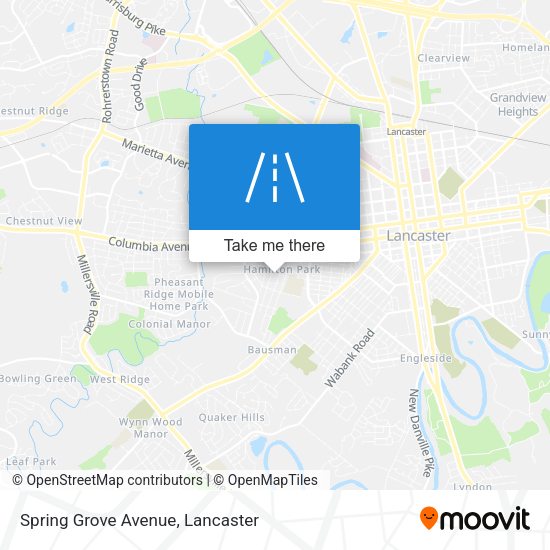 Mapa de Spring Grove Avenue