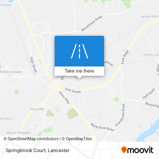 Springbrook Court map