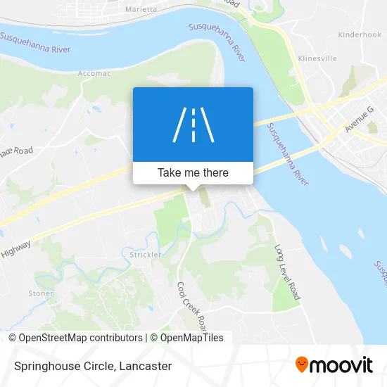 Springhouse Circle map