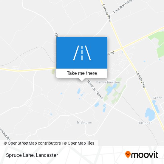 Mapa de Spruce Lane